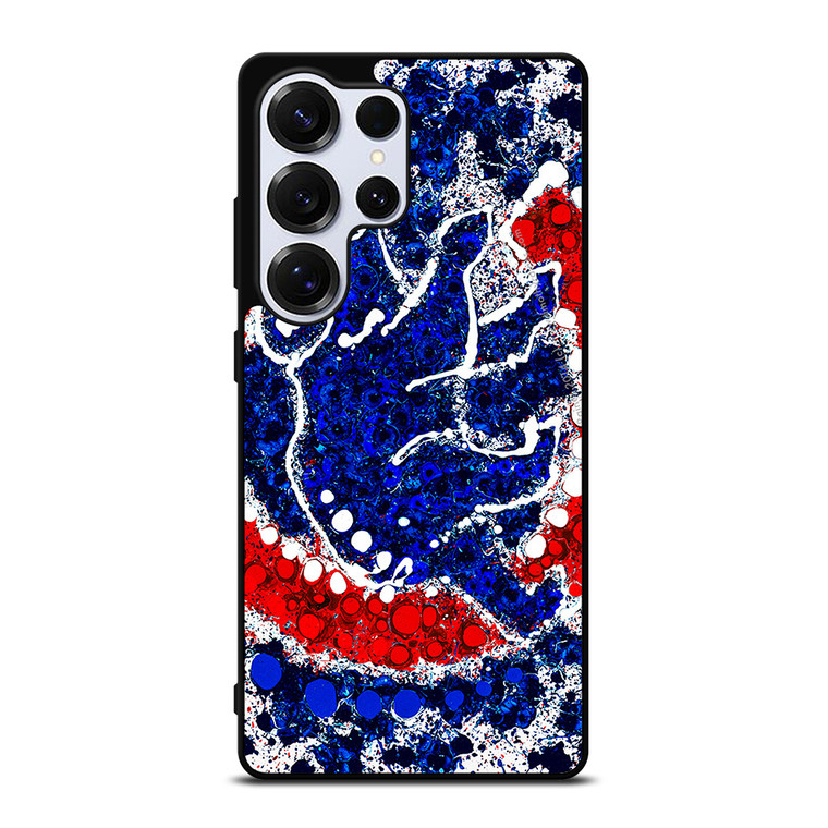 CHICAGO CUBS LOGO ART Samsung Galaxy S25 Ultra Case Cover