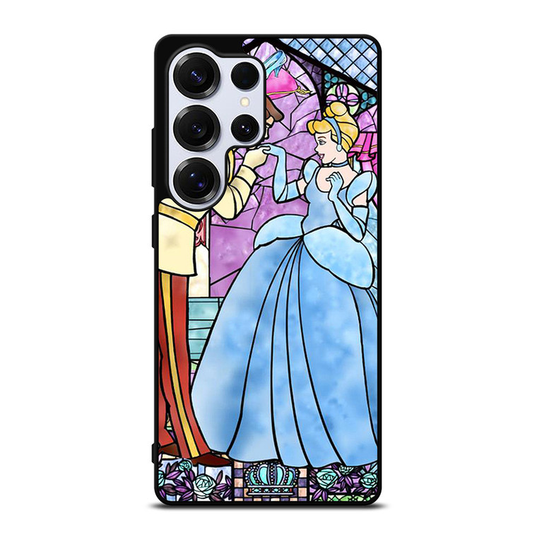 CINDERELLA ART GLASSES Disney Samsung Galaxy S25 Ultra Case Cover