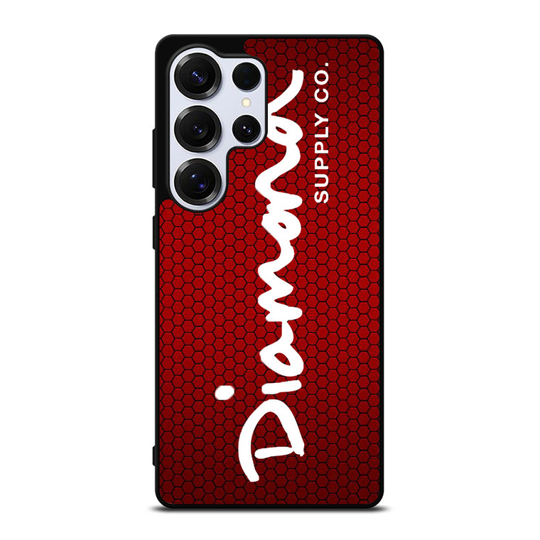 DIAMOND SUPPLY CO RED CARBON Samsung Galaxy S25 Ultra Case Cover