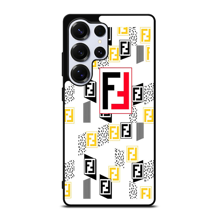 FENDI ROMA LOGO WHITE Samsung Galaxy S25 Ultra Case Cover