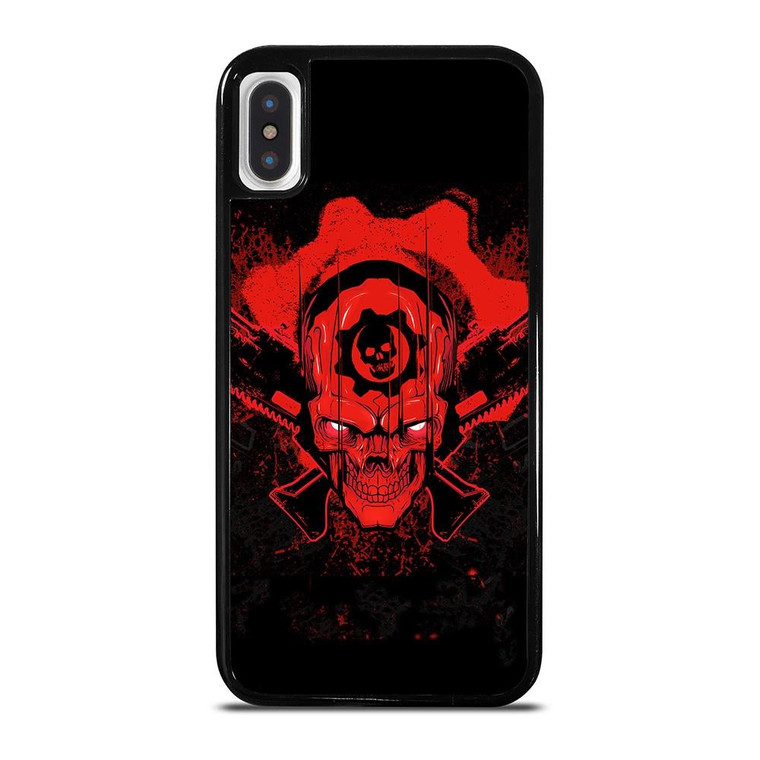 GEARS OF WAR  SKULL LOGO iPhone X / XS Case Cover