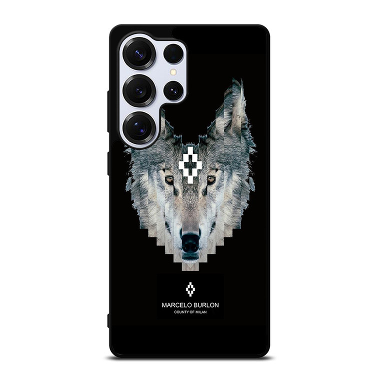 MARCELO BURLON WOLF LOGO Samsung Galaxy S25 Ultra Case Cover