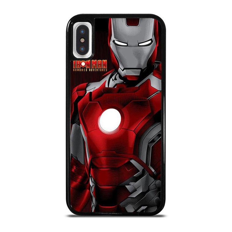 MARVEL IRONMAN STRAIGHT POTRAIT LINE iPhone X / XS Case Cover