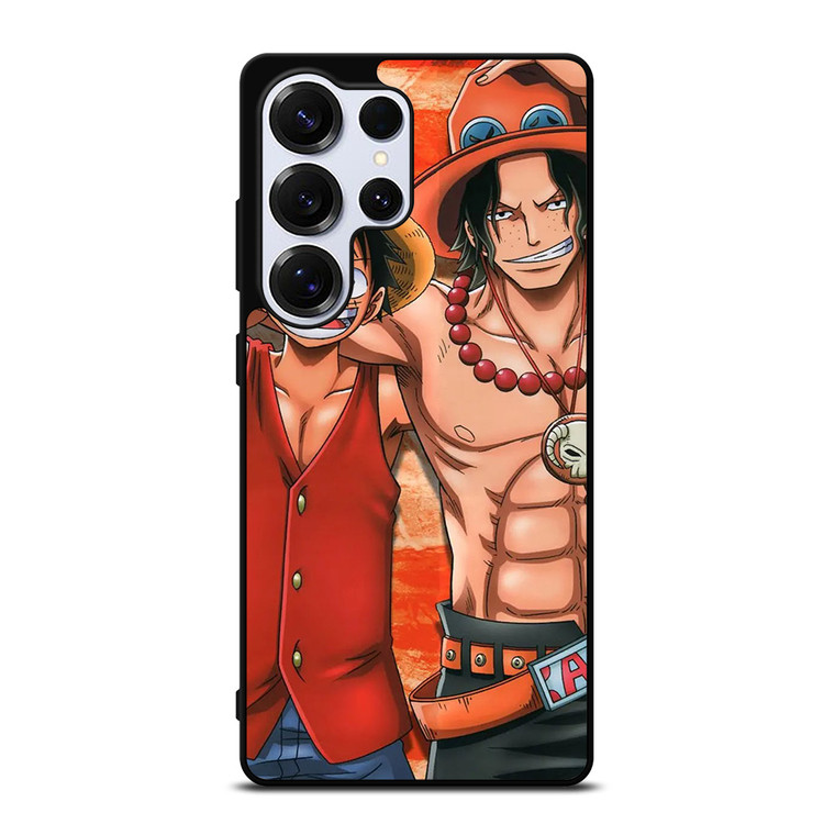 ONE PIECE ACE AND LUFFY Samsung Galaxy S25 Ultra Case Cover
