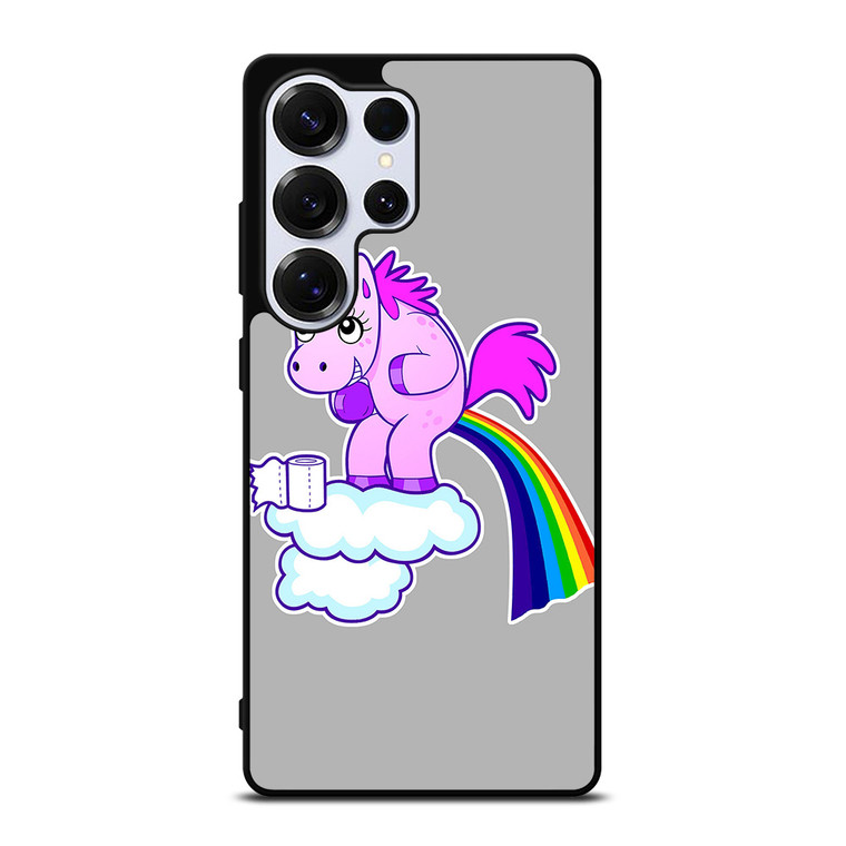 POOPING RAINBOW UNICORN Samsung Galaxy S25 Ultra Case Cover