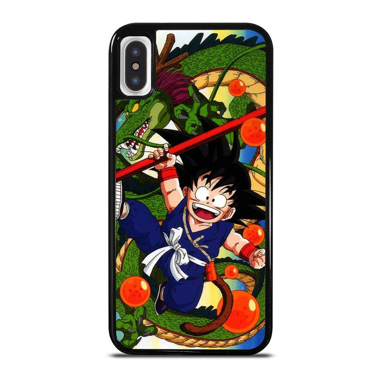 DRAGON BALL Z SHENLONG AND KIDS GOKU iPhone X / XS Case Cover