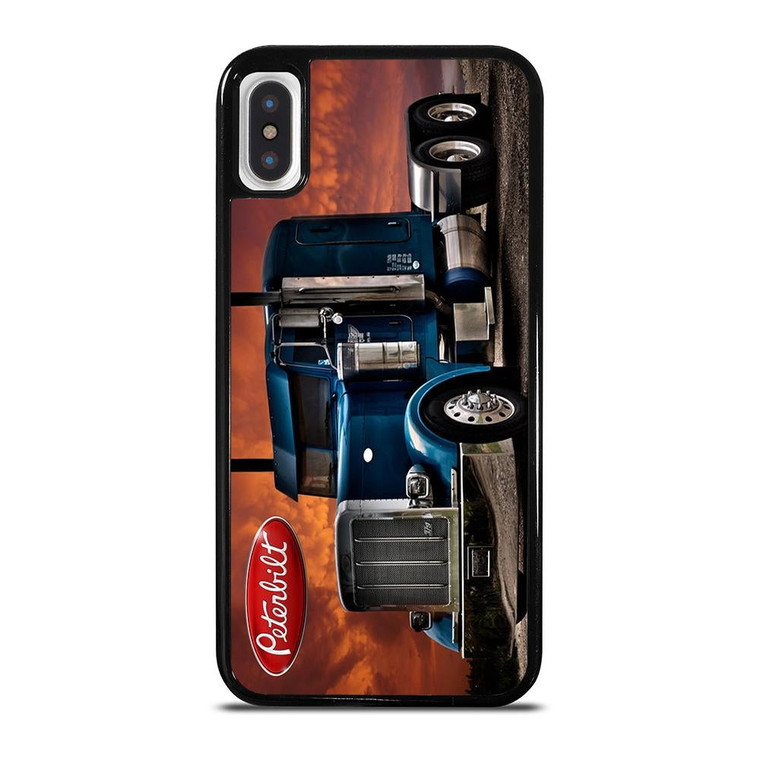 PETERBILT TRUCK BLUE iPhone X / XS Case Cover