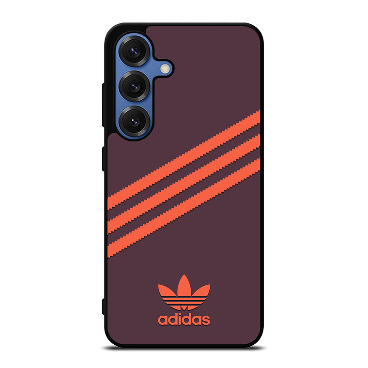 ADIDAS ORIGINALS STRIPES PURPLE ORANGE Samsung Galaxy S25 Case Cover
