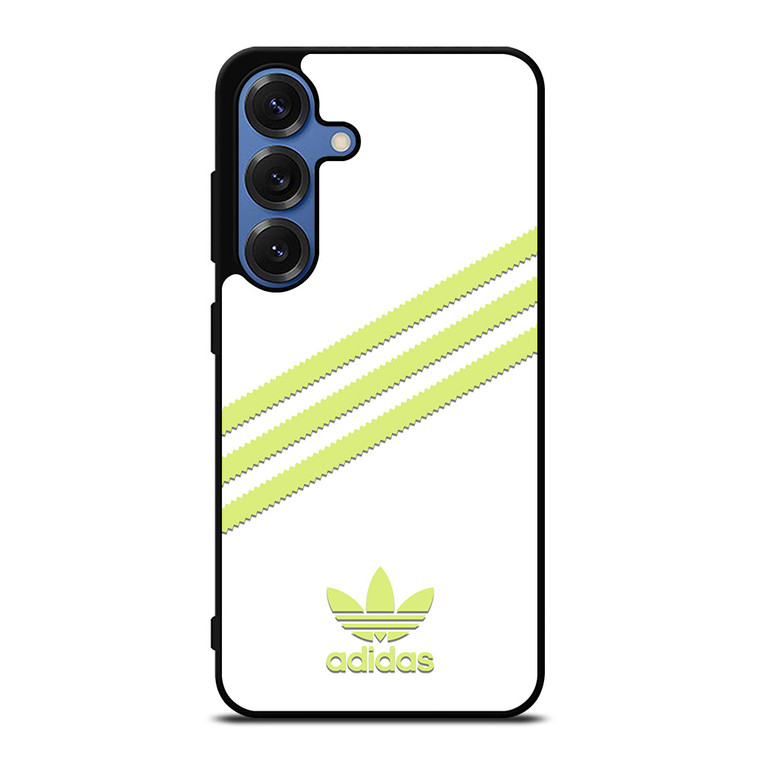 ADIDAS ORIGINALS STRIPES WHITE YELLOW Samsung Galaxy S25 Case Cover
