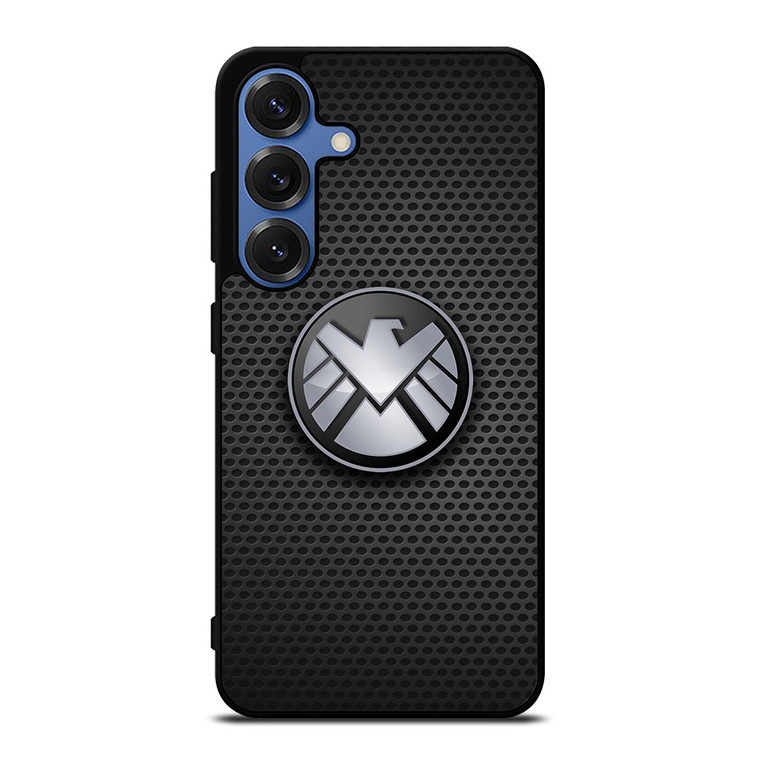AGENTS OF SHIELD MARVEL LOGO METAL Samsung Galaxy S25 Case Cover