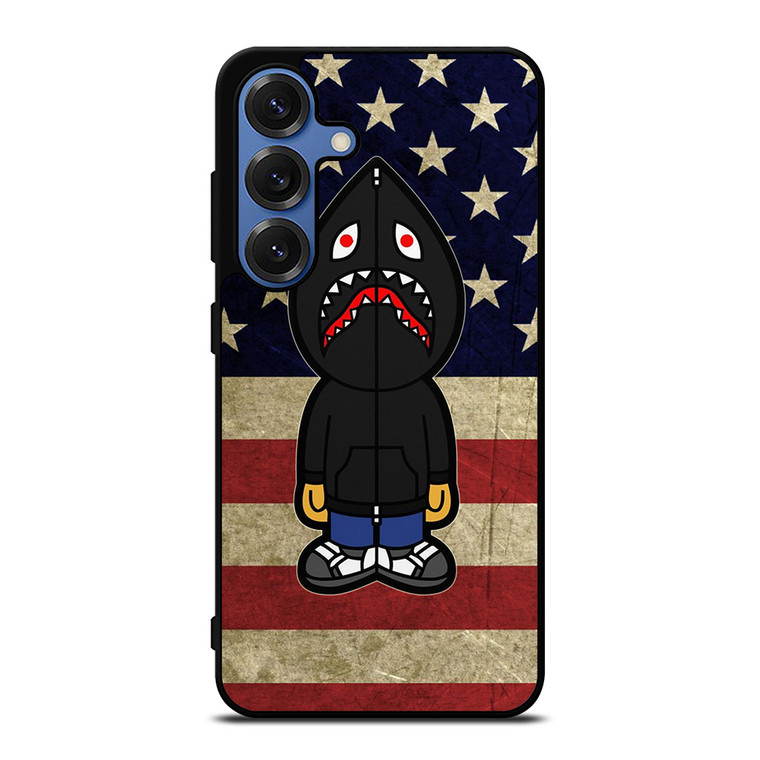 BAPE CAMO SHARK AMERICA Samsung Galaxy S25 Case Cover
