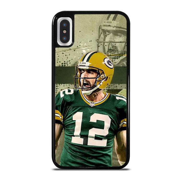 AARON RODGERS PACKERS FOOTBALL iPhone X / XS Case Cover