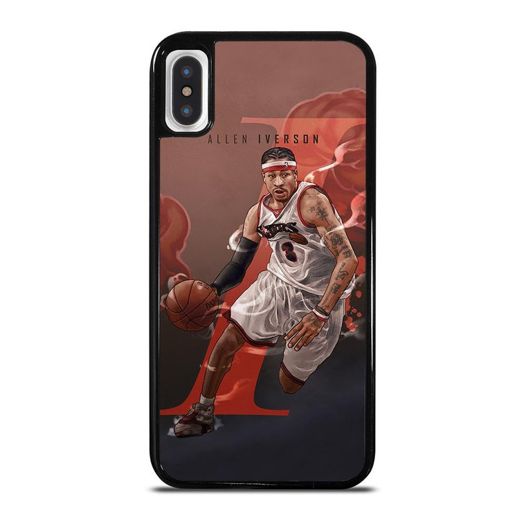 ALLEN IVERSON SIXERS NBA BASKETBALL iPhone X / XS Case Cover