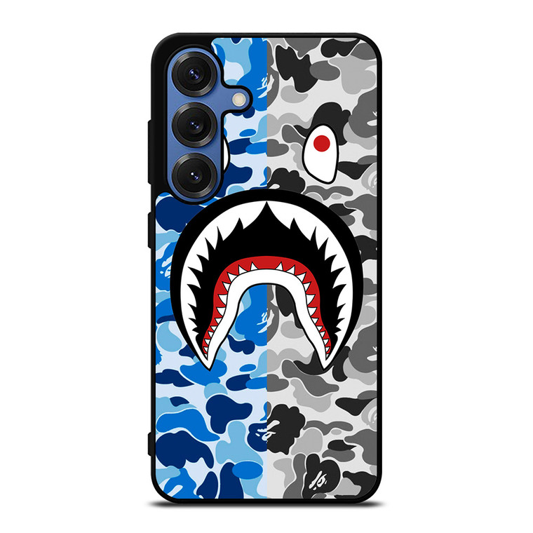 CAMO BAPE SHARK Samsung Galaxy S25 Case Cover