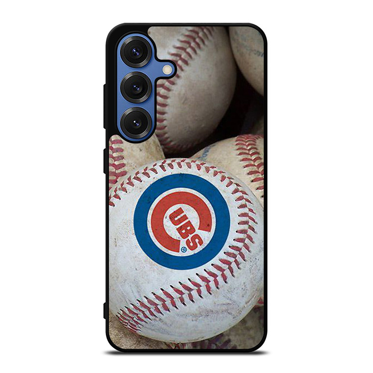 CHICAGO CUBS BALL LOGO Samsung Galaxy S25 Case Cover