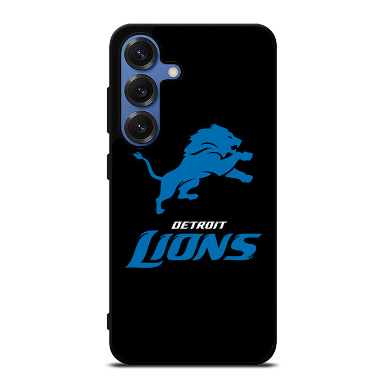 DETROIT LIONS BLACK LOGO Samsung Galaxy S25 Case Cover