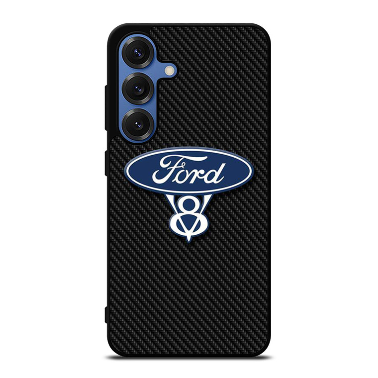 FORD LOGO CARBON Samsung Galaxy S25 Case Cover