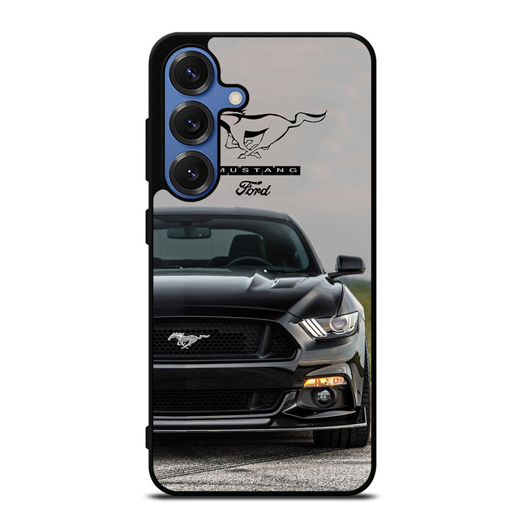 FORD MUSTANG CAR BLACK Samsung Galaxy S25 Case Cover