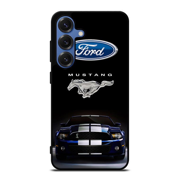 FORD MUSTANG CAR BLUE Samsung Galaxy S25 Case Cover