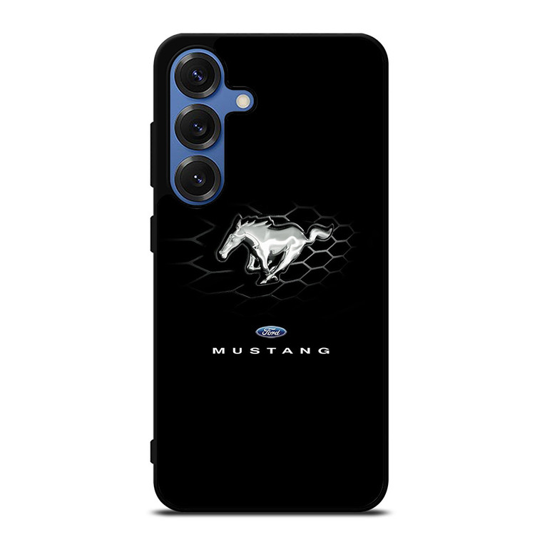 FORD MUSTANG LOGO BLACK Samsung Galaxy S25 Case Cover