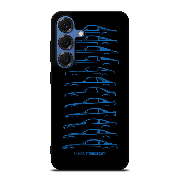 FORD MUSTANG SILHOUETTE HISTORY Samsung Galaxy S25 Case Cover