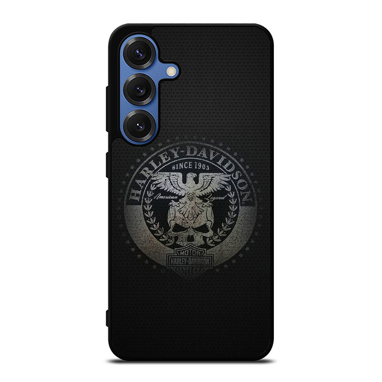 HARLEY DAVIDSON MOTORCYCLES COMPANY CARBON LOGO Samsung Galaxy S25 Case Cover