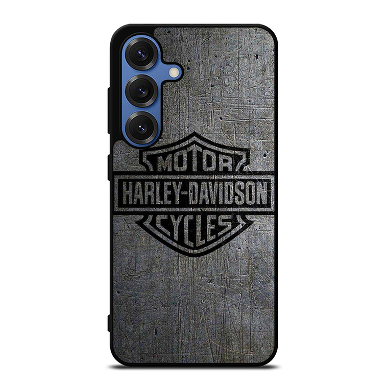 HARLEY DAVIDSON MOTORCYCLES COMPANY LOGO METAL Samsung Galaxy S25 Case Cover
