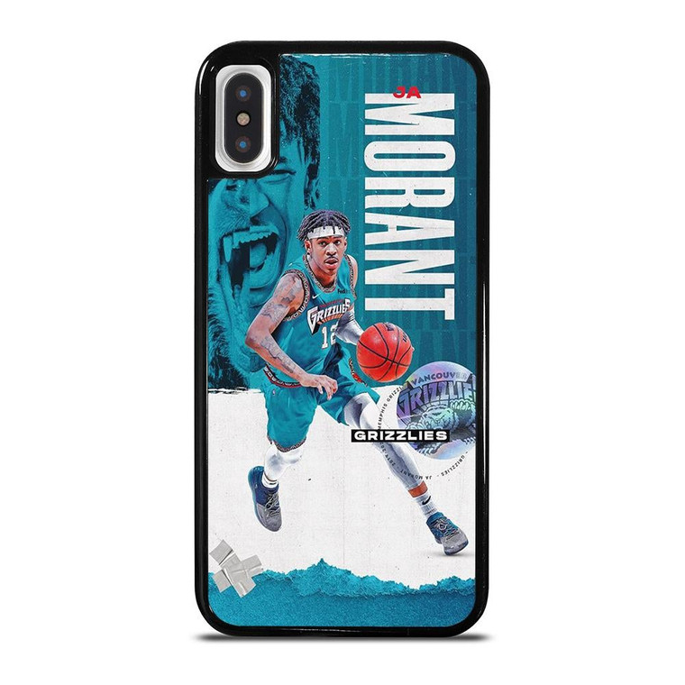 JA MORANT MEMPHIS GRIZZLIES NBA 2 iPhone X / XS Case Cover