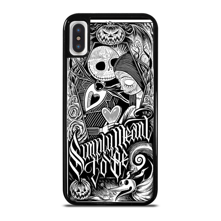 JACK AND SALLY NIGHTMARE BEFORE CHRISTMAS iPhone X / XS Case Cover
