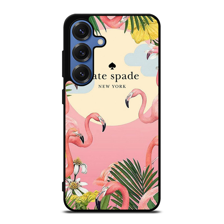 KATE SPADE NEW YORK LOGO FLORAL FLAMENGOS Samsung Galaxy S25 Case Cover
