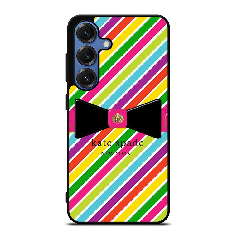 KATE SPADE NEW YORK LOGO STRIPE RIBBON ICON Samsung Galaxy S25 Case Cover