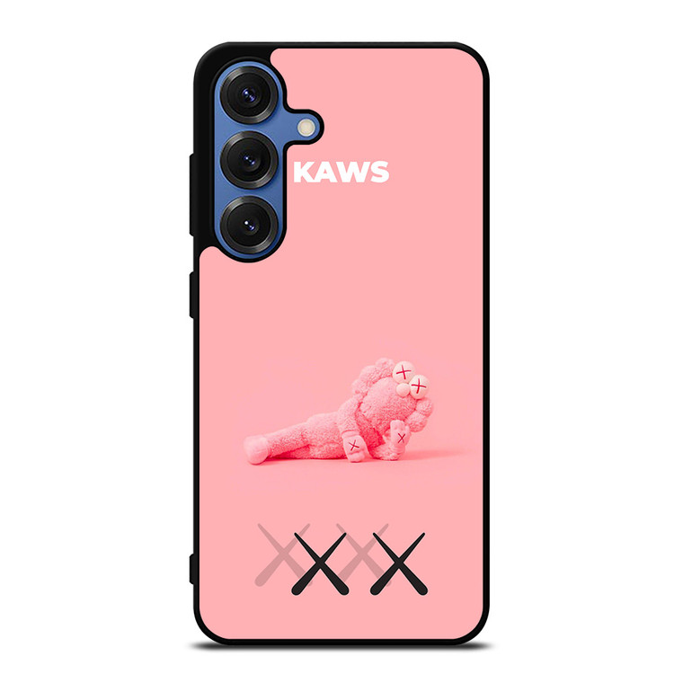 KAWS PINK LOGO MASCOT Samsung Galaxy S25 Case Cover
