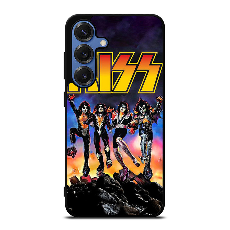 KISS BAND ROCK AND ROLL Samsung Galaxy S25 Case Cover