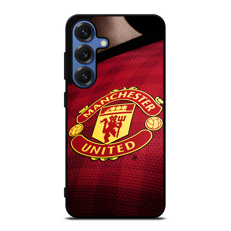 MANCHESTER UNITED LOGO JERSEY Samsung Galaxy S25 Case Cover