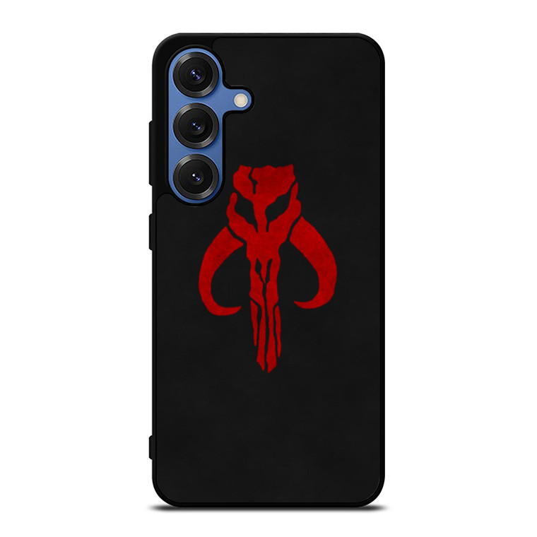 MANDALORIAN RED SKULL LOGO Samsung Galaxy S25 Case Cover