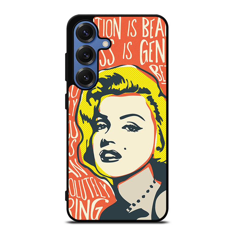 MARILYN MONROE ART QUOTE Samsung Galaxy S25 Case Cover