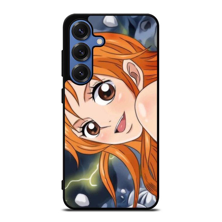 NAMI FACE ONE PIECE ANIME Samsung Galaxy S25 Case Cover