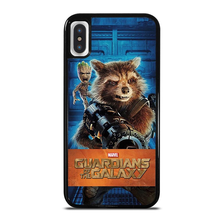 ROCKET RACCOON AND GROOT iPhone X / XS Case Cover