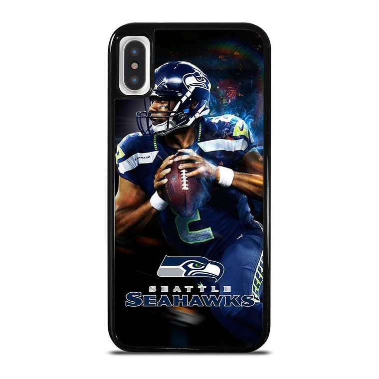 RUSSELL WILSON SEATTLE SEAHAWKS NFL iPhone X / XS Case Cover