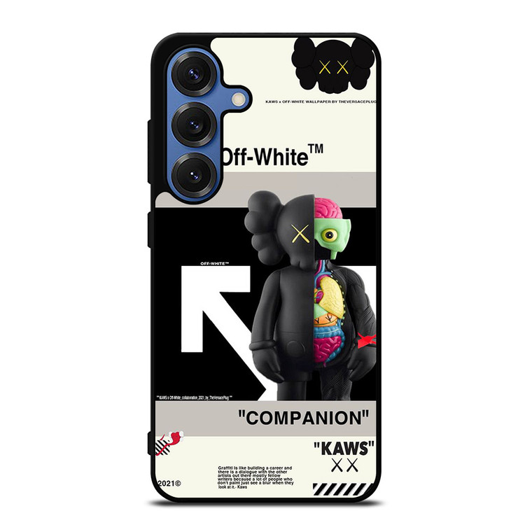 OFF WHITE KAWS COMPANION Samsung Galaxy S25 Case Cover