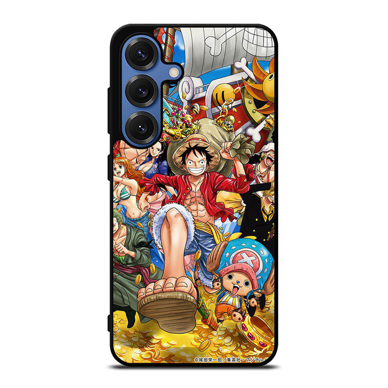 ONE PIECCE LUFFY AND FRIENDS Samsung Galaxy S25 Case Cover