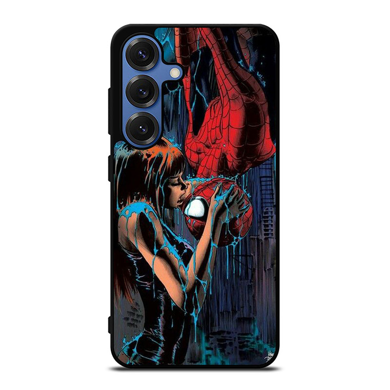 SPIDERMAN MARY JANE KISSING Samsung Galaxy S25 Case Cover