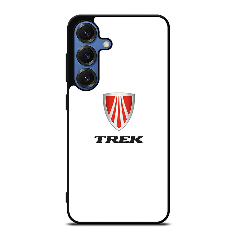 TREK BIKE LOGO WHITE Samsung Galaxy S25 Case Cover