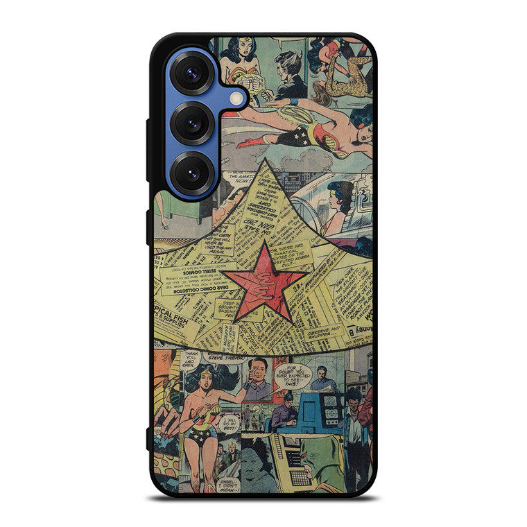 WONDER WOMAN COLLAGE Samsung Galaxy S25 Case Cover
