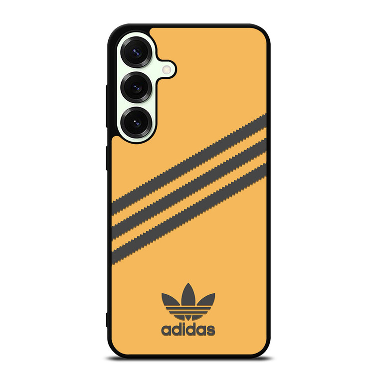 ADIDAS ORIGINALS STRIPES ORANGE BLACK Samsung Galaxy S25 Plus Case Cover