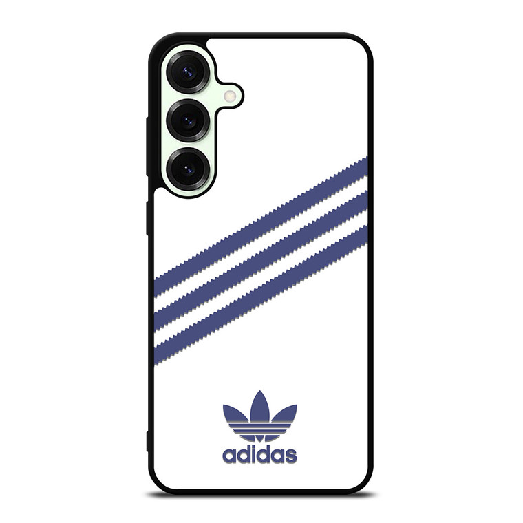 ADIDAS ORIGINALS STRIPES WHITE ROYAL BLUE Samsung Galaxy S25 Plus Case Cover