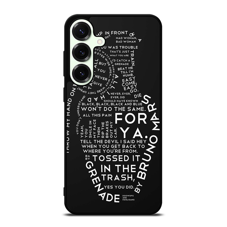 BRUNO MARS LYRICS Samsung Galaxy S25 Plus Case Cover