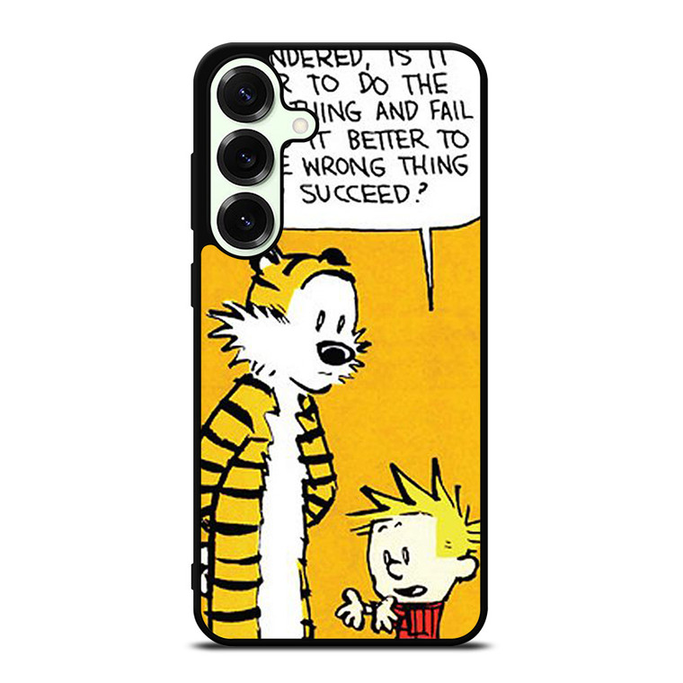 CALVIN AND HOBBES QUOTE Samsung Galaxy S25 Plus Case Cover
