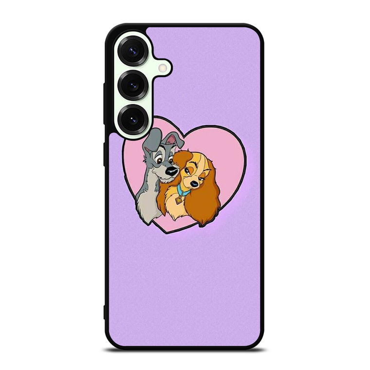 CARTOON LADY AND THE TRAMP DISNEY IN LOVE Samsung Galaxy S25 Plus Case Cover