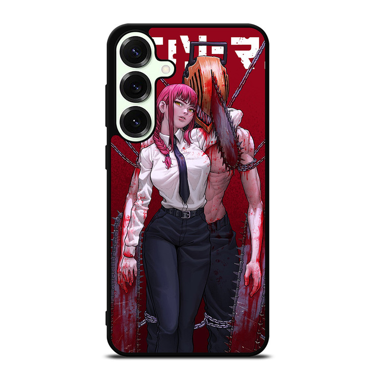 CHAINSAW MAN MANGA MAKIMA DENJI Samsung Galaxy S25 Plus Case Cover
